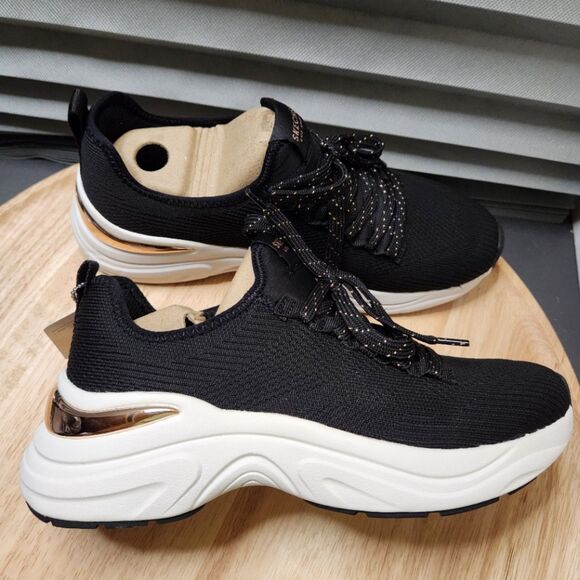 Skechers Pretty Knitty Hazel Sneakers – Women’s 8.5, Black, Memory Foam - Picture 2 of 10